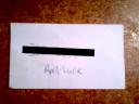 The back of the business card