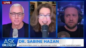 Dr. Sabine Hazan, Dr. Drew Pinsky, and Kaleb Nation in 2025