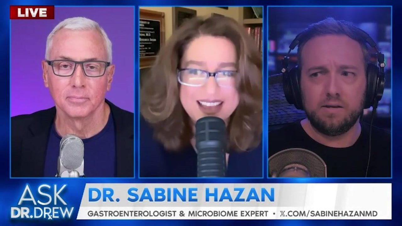 Dr. Sabine Hazan, Dr. Drew Pinsky, and Kaleb Nation in 2025
